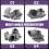 11517507849 Engine Coolant Water Pump for E60 E66 E53 E70 11517524551 8