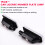 Car License Number Plate Lamp for Duster LED Light 5