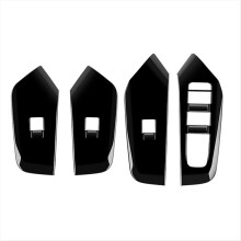 Car Interior Door Armrest Window Glass Switch Frame Panel Trims for 60 Series 2022 2023 Black