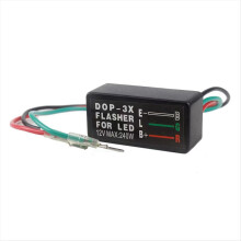 12A 3Cables Electronic LED Flasher Relay for Car and Motorcycle General Turn Signal Bulb