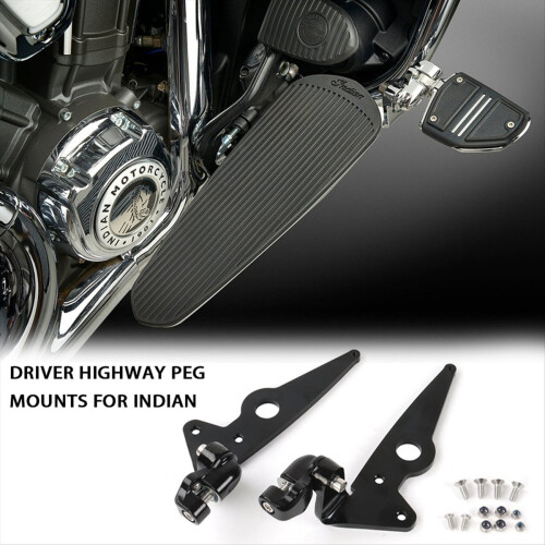 Motorcycle Frame Mounted Adjustable Highway Foot Peg Mounts for INDIAN Chieftain Pursuit 1