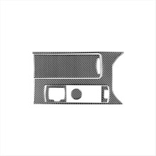 Carbon Fiber Center Console Gear Shift Panel Cover Trim for Land Sport 2014-2022 Interior Accessories