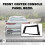 Front Center Console Panel Bezel Cup Holder Decorative 51166956756 for X5 X6 E70 E71 6