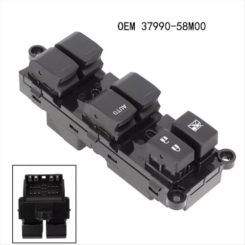 37990-58M00 Right Driver Side Window Control Switch for Vitara 1992-1998 1