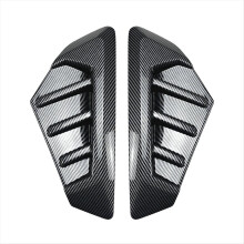 Car Side Wing Air Intake Cover Trim Spoilers for X5 G05 2023+ Carbon Fiber Pattern
