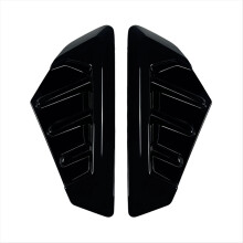 Car Side Wing Air Intake Cover Trim Spoilers for X5 G05 2023+ Bright Black