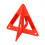 Portable Car Auto Reflective Traffic Warning Sign Triangle Foldable Solid Standing Tripod Road Emergency Standby 1