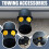Cover Cap for Trailer Coupling Dust Headgear Design Tow Hitch Secure Hook Plug Protector Yellow 3