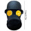 Cover Cap for Trailer Coupling Dust Headgear Design Tow Hitch Secure Hook Plug Protector Yellow 2