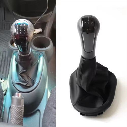 Black Manual Gear Shift Knob Boot Fit for Spark 2011-2015 2