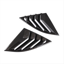 Rear Side Window Louver Cover for A90 A91 MK5 2019-2024 Air Vent Scoop Shades Trim