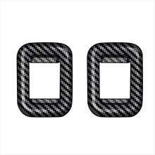 Car Middle Door Window Lift Switch Trim Sticker Control Button Frame for ROOMY 2022 Carbon Fiber Pattern
