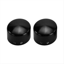 Motorcycle Front Axle Screw Cap Cover Trim for Touring Softail Breakout Dyna Street Bob V-Rod
