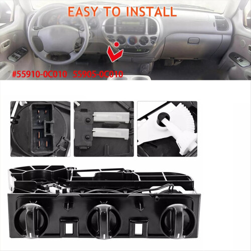 Car A/C Climate Heater Control Manual Switch 55910-0C010 for 2000-2006 2