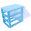 Mini translucent Drawer type plastic Storage Box（Blue 3 Layers） 6