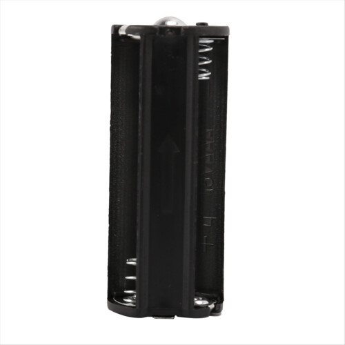 2Pcs Black Battery Holder for 3 x 1.5V AAA Batteries Flashlight Torch 2