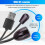 IR Extender Infrared Remote Control Receiver USB Adapter Transmitter for Cable Box Stereo HD TV 10