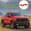 Red Tow Hooks Kit for 1500 84192871 5