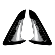 Car Front Side Air Outlet Cover Trim for X3 G01 X4 G02 2018+ Vent Gloss Black