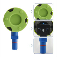 2X 3 Inch Concave Vacuum Cup 75mm Heavy Duty Hand Pump Suction with M6 Threaded Stud