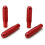 4Pcs Red Aluminum Bolt-On Replace Door Lock Knobs for CLA GLA Class (W117 C117 X156) 7