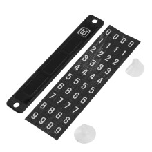Magnetic Temporary Parking Card Phone Number Plate Front Windshield Car Sticker for K2 Soul 3 6 New