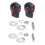 1 Pair Motorcycle Skull Number Plate Frame Screws Fitting Screw Black 1