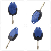 3 button cover shell key remote control body & keys for transit blue