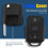 3 Button Replacement Keyless Entry Remote Car Flip Key Shell Fob Case for 7