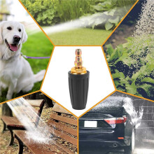 Turbo Nozzle for Pressure Washer, Rotating and 7 Tips, 1/4 Inch Quick Connect, 4000 PSI