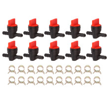 10PCS 494768 698183 Shut Off Valve with Clamp for 1/4 inch Line Lawn Tractor