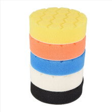 5Pcs 3 Inch Polishing Pads Buffing Sponge Kit for Car Buffer Polisher Sanding, Waxing, Polishing, Sealing Glaze
