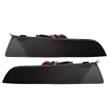 2Pcs LED Black Lens Rear Bumper Reflector Light for W447 V-Class 2014-2019