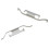 for- E30 E32 E34 E36 Z3 E46 ATE Set of 2 Rear Brake Pads Retaining Clips 2