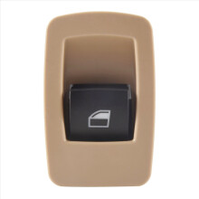 Car Beige Passenger Side Front/Rear Window Lifter Button Switch for - E90,E91,323I,325I,328I 61316945876