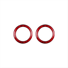 Real Hard Carbon Fiber Car Shift Panel Ring Sticker for 500 595 2012-2023