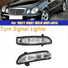 1 Pair Rearview Mirror Turn Side Lights Signal Light for W211 W221 A2198200521 A2198200621