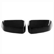 Rearview Mirror Cover Trim for Ranger 2023 2024 Side Door Accessories ,Bright Black