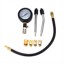Car Motorcycle 0-300psi Gasoline Engine Compression Tester Auto Petrol Gas Cylinder Pressure Gauge