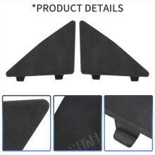 1set Car Front Bumper Triangle Trim Cover Cap for 3 Axela 2014-2016 BHN1-50-101 BHN1-50-102