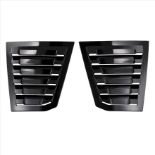 Car Bright Black Rear Shutter Cover Vent Trim for Cruze 2016 2017 2018 2019
