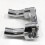 3-1/2 Inch Pullback Handlebar Risers & Top Clamp Kit for Dyna Softail Fat Boy 1