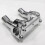 3-1/2 Inch Pullback Handlebar Risers & Top Clamp Kit for Dyna Softail Fat Boy 5