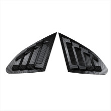 Car Rear Window Shutter Cover Trim Louver Side Vent for XL 2016-2021 Carbon Fiber Pattern