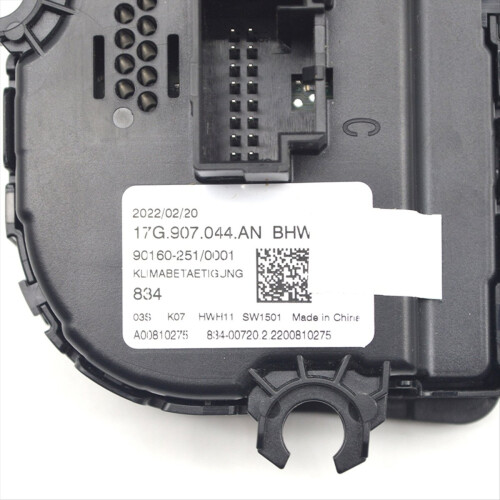 LCD Touch Air Conditioning Control Panel Seats Heater Controlled 17G907044AN Replace 5NA907044AP for 1
