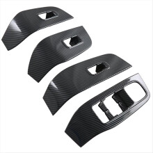 For MG HS 2020-2024 ABS Carbon Fiber Car Lift Switch Panel Cover Trim Interior Accessories LHD