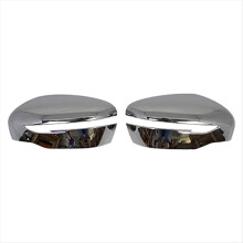 1Pair Silver Rearview Mirror Cover Decorative Protective for JUKE 2016-2018