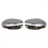 1Pair Silver Rearview Mirror Cover Decorative Protective for JUKE 2016-2018 1