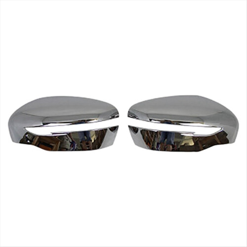 1Pair Silver Rearview Mirror Cover Decorative Protective for JUKE 2016-2018