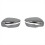 1Pair Silver Rearview Mirror Cover Decorative Protective for JUKE 2016-2018 6